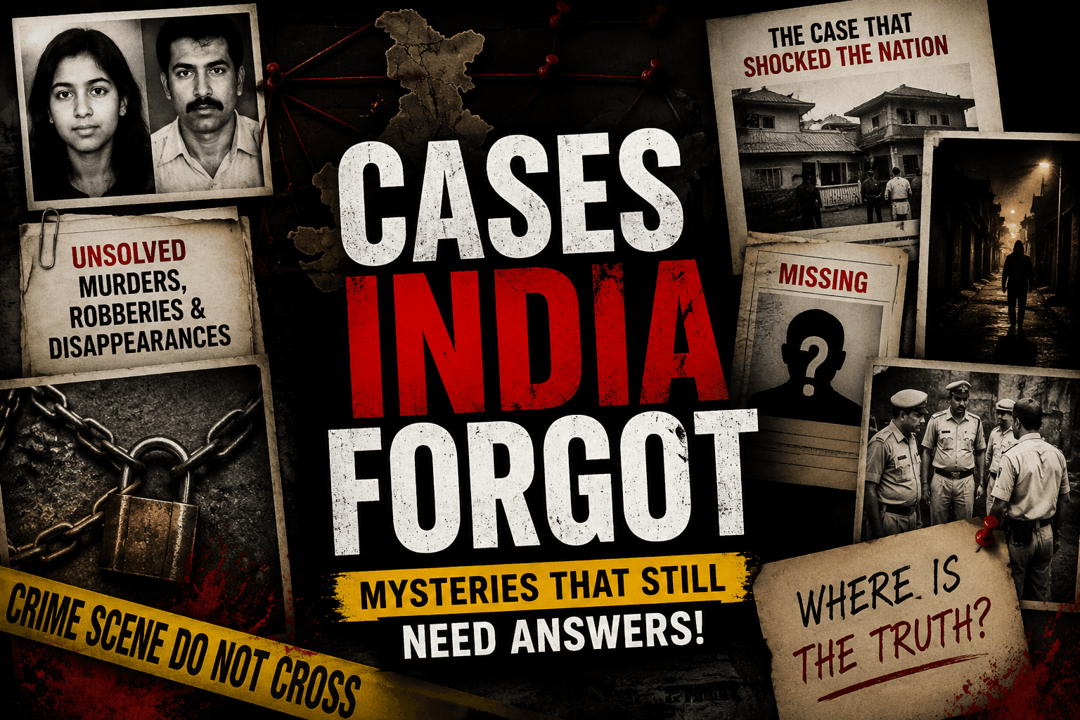 forgotten crime cases in India that still remain mysteries