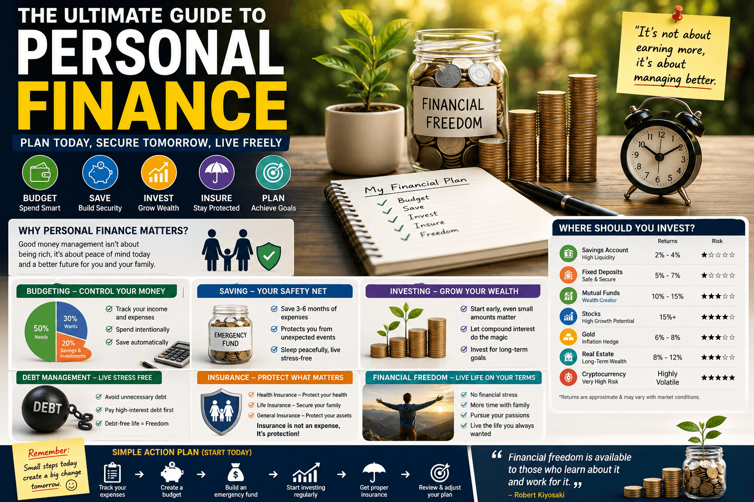 beginner's guide to personal finance planning for financial freedom